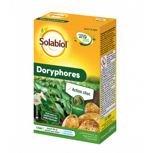 Traitement des insectes doryphores SOLABIOL, pour potager et verger, 125 ml - SOLABIOL