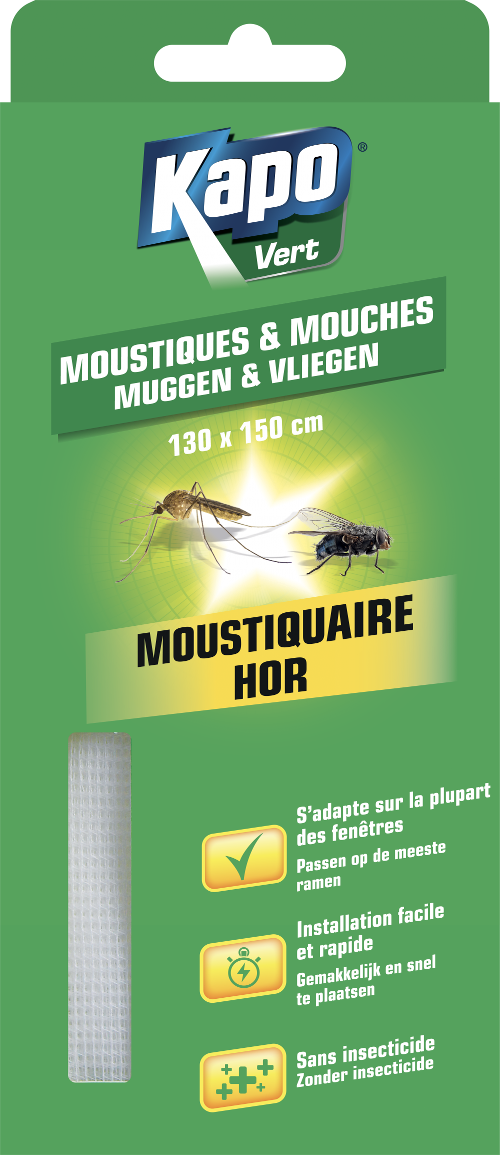 Moustiquaire anti-insectes, boîte KAPO