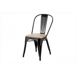 Chaise Oxford acacia noir - Centrale Brico
