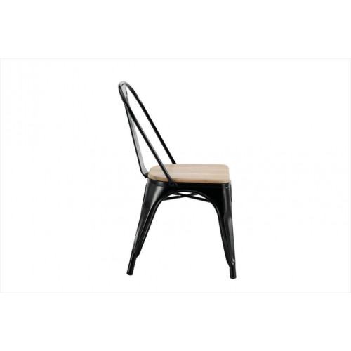 Chaise Oxford acacia noir - Centrale Brico