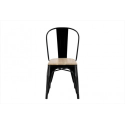 Chaise Oxford acacia noir - Centrale Brico