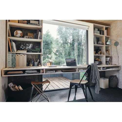 Chaise Oxford acacia noir - Centrale Brico