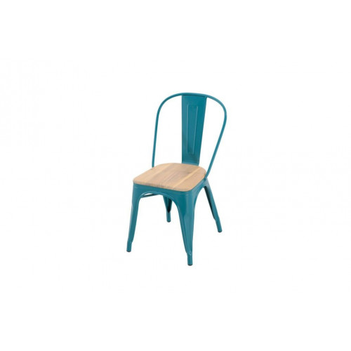Chaise Oxford acacia bleu petrole - Centrale Brico