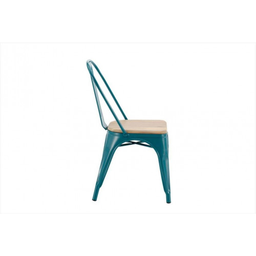 Chaise Oxford acacia bleu petrole - Centrale Brico