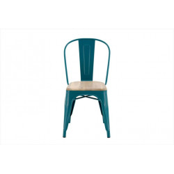 Chaise Oxford acacia bleu petrole - Centrale Brico