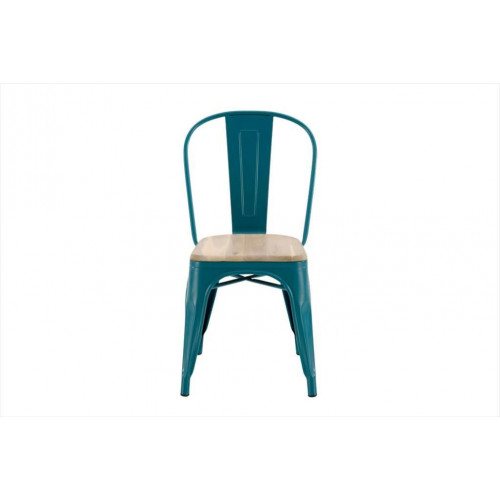 Chaise Oxford acacia bleu petrole - Centrale Brico