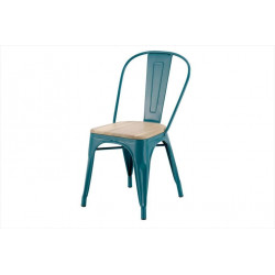 Chaise Oxford acacia bleu petrole - Centrale Brico