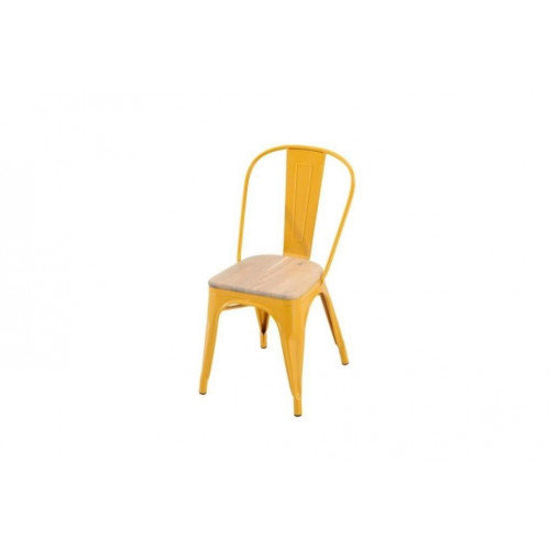 Chaise Oxford acacia moutarde - Centrale Brico