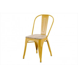 Chaise Oxford acacia moutarde - Centrale Brico