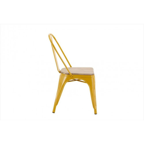 Chaise Oxford acacia moutarde - Centrale Brico