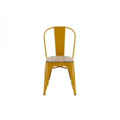 Chaise Oxford acacia moutarde - Centrale Brico