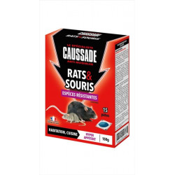 Pâte antirats et souris CAUSSADE, 150g - CAUSSADE