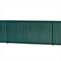 Kit lamelles occultantes rigides pvc, H.120 X L.250 cm vert, DIRICKX - DIRICKX