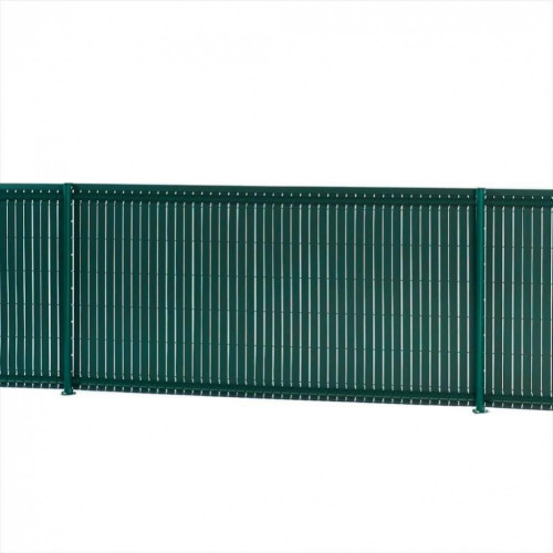 Kit lamelles occultantes rigides pvc, H.120 X L.250 cm vert, DIRICKX - DIRICKX