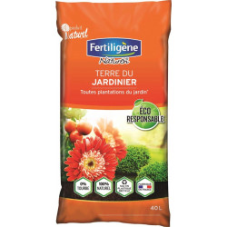 Terre du jardinier sans tourbe FERTILIGENE, 40 l - FERTILIGENE