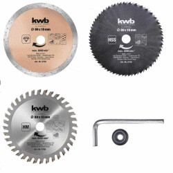 Jeu de disques pour mini scie circulaire 89x10 mm, 5 pcs de marque KWB by Einhell, référence: B6329200