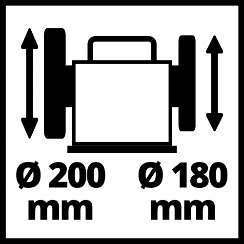 Touret à meuler TC-WG 200 - 125W - meulage humide - EINHELL