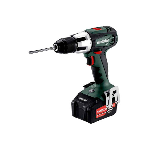 Perceuse à percussion 18 V SB 18 LT - 2 x 4,0 Ah Li-Power, ASC 55, coffret Metabox - Metabo