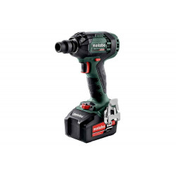 Boulonneuse à chocs 18 V SSW 18 LTX 300 BL - 2 x 5,2 Ah Li-Power, ASC 55, coffret Metabox de marque Metabo, référence: B6785000