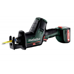 Scie sabre 12 V SSE 12 BL - 2 x 2,0 Ah Li-Power, SC30, coffret Metabox de marque Metabo, référence: B6794100