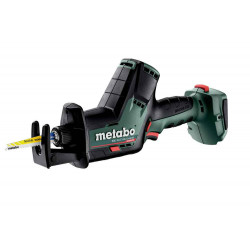 Scie sabre 18 V SSE 18 LTX BL Compact - Pick+Mix (sans batterie), coffret Metabox de marque Metabo, référence: B6794500