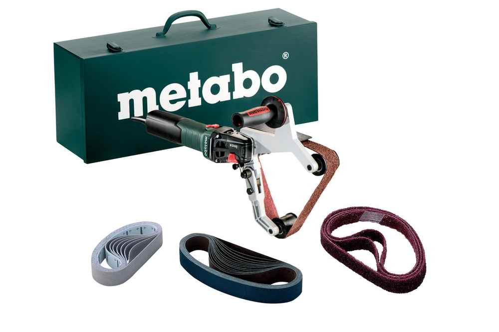 Ponceuse à bande de tube METABO RBE15 180 SET