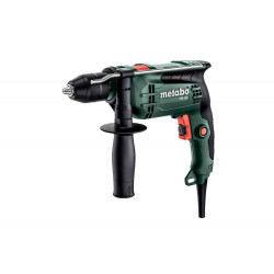 Perceuse à percussion SBE 650 - 650W - Mandrin autoserrant, coffret de marque Metabo, référence: B6811100