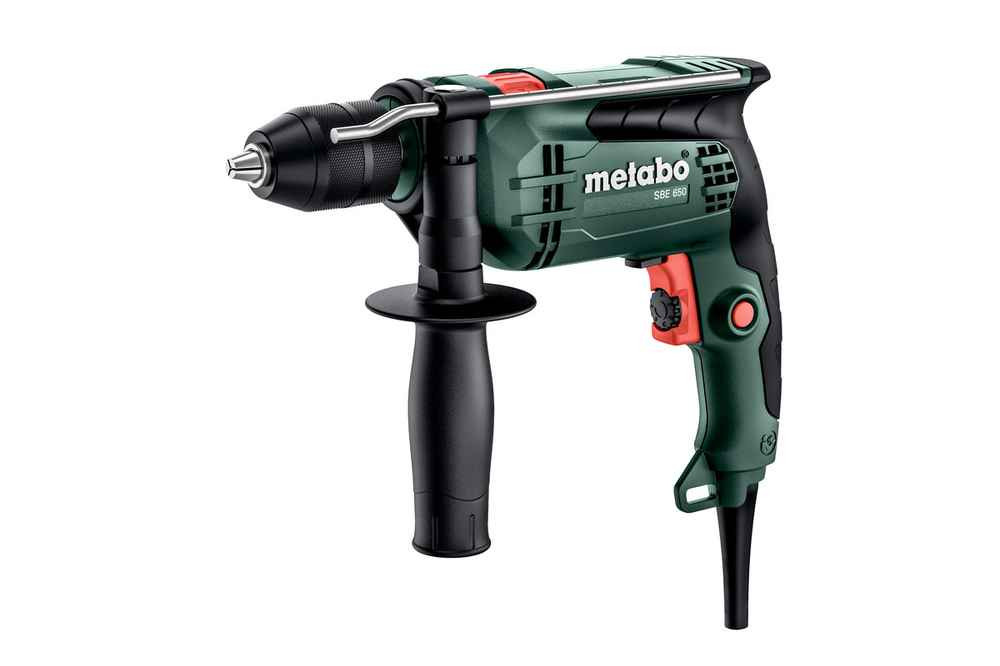 Perceuse À Percussion Filaire Metabo SBE 650 – 650W Mandrin Autoserrant Professionnelle - vue 4