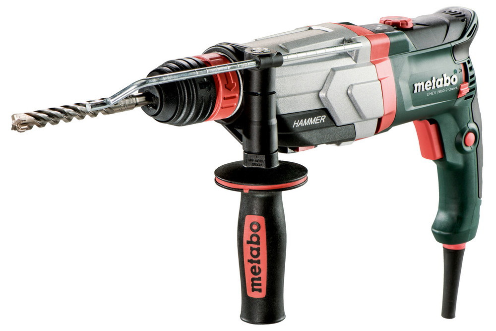 Marteau multi-fonction SDS Plus UHEV 2860-2 Quick - Coffret Metabox + 2ème mandrin quick