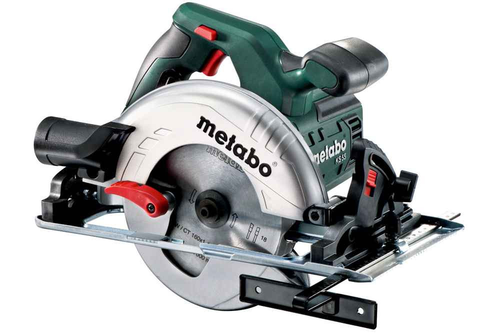 Scie circulaire METABO KS 55 1 Cadence de frappe 5600 cpsmin Profondeur de coupe 65 mm - vue 3