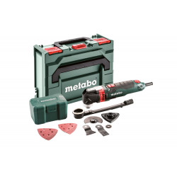 Outil multifonctions - MT 400 Quick - coffret metaBOX + set 14 accessoires de marque Metabo, référence: B6837200