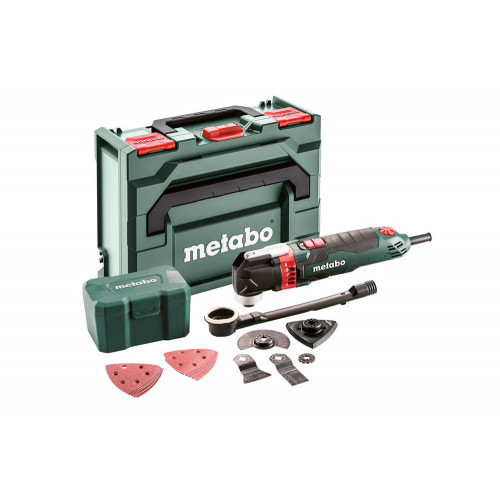 Outil multifonctions - MT 400 Quick - coffret metaBOX + set 14 accessoires - Metabo
