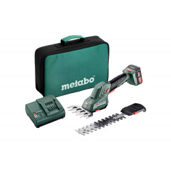 Taille-bordures 12 V PowerMaxx SGS 12 Q - 1x 2,0 Ah Li-Power, SC 30, coffret - Metabo