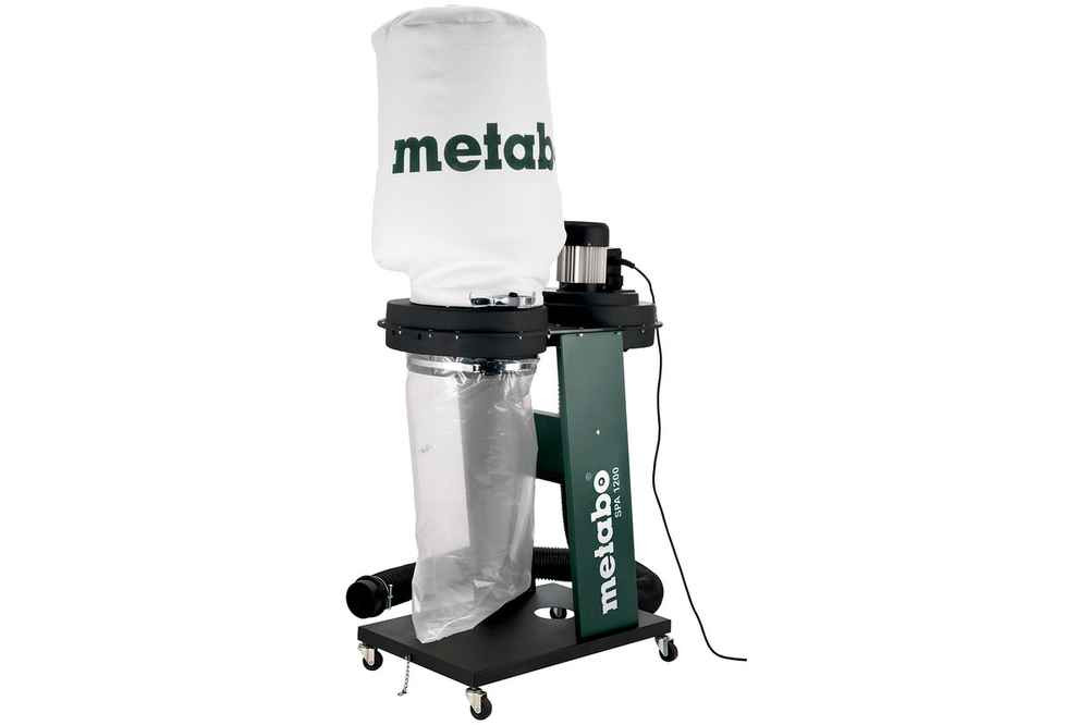 Aspirateur d'atelier à sciures SPA 1200 - Dépression 1600 Pa - Volume du réservoir 65L de copeaux