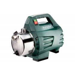 Pompe de jardin P 4500 Inox - 1300W - Débit max. 4500 L/h - hauteur d'aspiration max. 8 m - Metabo