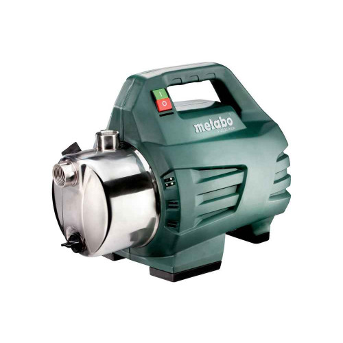 Pompe de jardin P 4500 Inox - 1300W - Débit max. 4500 L/h - hauteur d'aspiration max. 8 m - Metabo