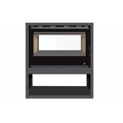 INSERT Poêle à bois avec support box Classic Vision SL-290VDFBOX double face - 13kW de marque TERMOFOC, référence: B5355400