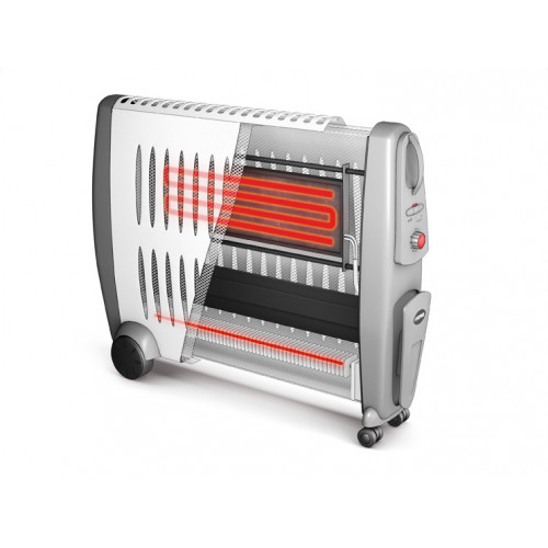 Radiateur mobile CERAMINO à chaleur douce blanc 2000W - Supra