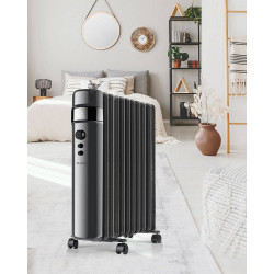 Radiateur bain d'huile OREA - noir 2500W - Supra