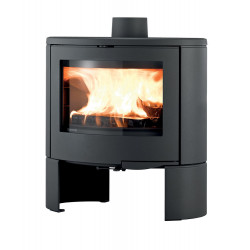 Poêle à bois PACCO en fonte - horizontal - non étanche - 10kW de marque Supra, référence: B6863400