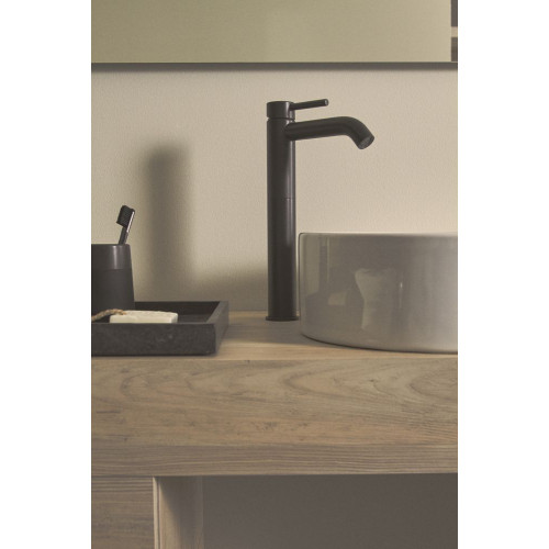 Mitigeur de lavabo CERALINE, réhaussé - Noir mat - Ideal Standard