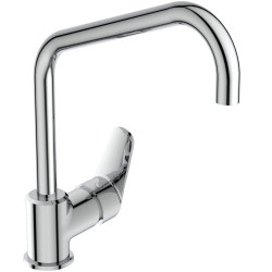 Mitigeur évier VENTA, bec haut en L, Chrome de marque Ideal Standard, référence: B6866900