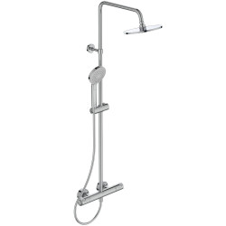 Colonne de douche Ceratherm T50 - ajustable - régulateur de débit de marque Ideal Standard, référence: B6871900