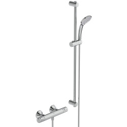 Ensemble de douche thermostatique barre 90 cm ceratherm t25 de marque Ideal Standard, référence: B6872300