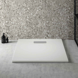 Receveur de douche carré ULTRAFLAT - 80x80 - Blanc mat - Acrylique - Ideal Standard