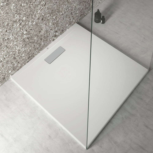 Receveur de douche carré ULTRAFLAT - 90x90 - Blanc mat - Acrylique - Ideal Standard