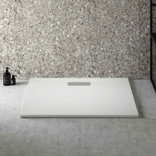 Receveur de douche rectangle ULTRAFLAT - 100x80 - Blanc - Acrylique - Ideal Standard