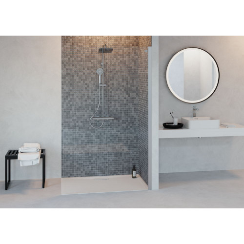 Receveur de douche rectangle ULTRAFLAT - 100x80 - Blanc - Acrylique - Ideal Standard