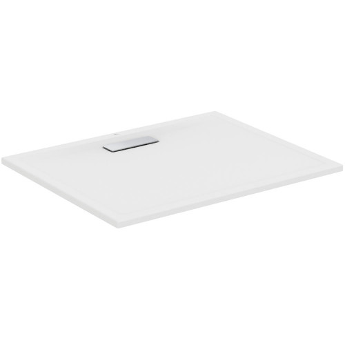 Receveur de douche rectangle ULTRAFLAT - 100x80 - Blanc mat - Acrylique - Ideal Standard