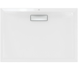 Receveur de douche rectangle ULTRAFLAT - 100x70 - Blanc - Acrylique - Ideal Standard